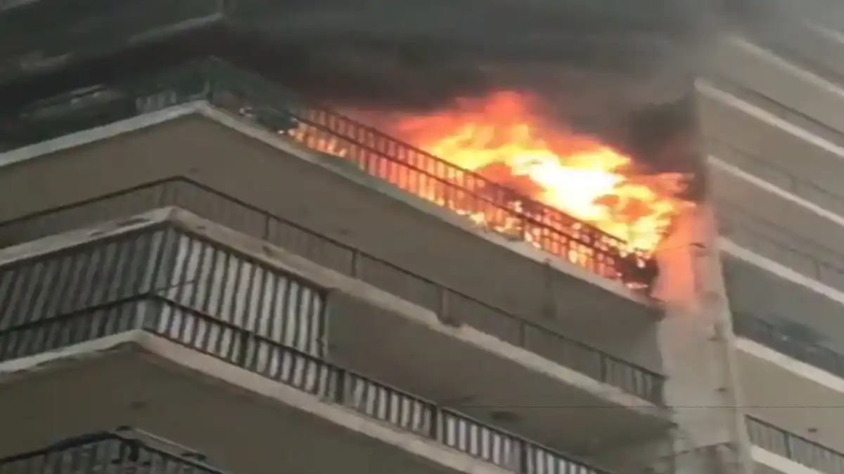 Fire OutBreak at Crossing Republik